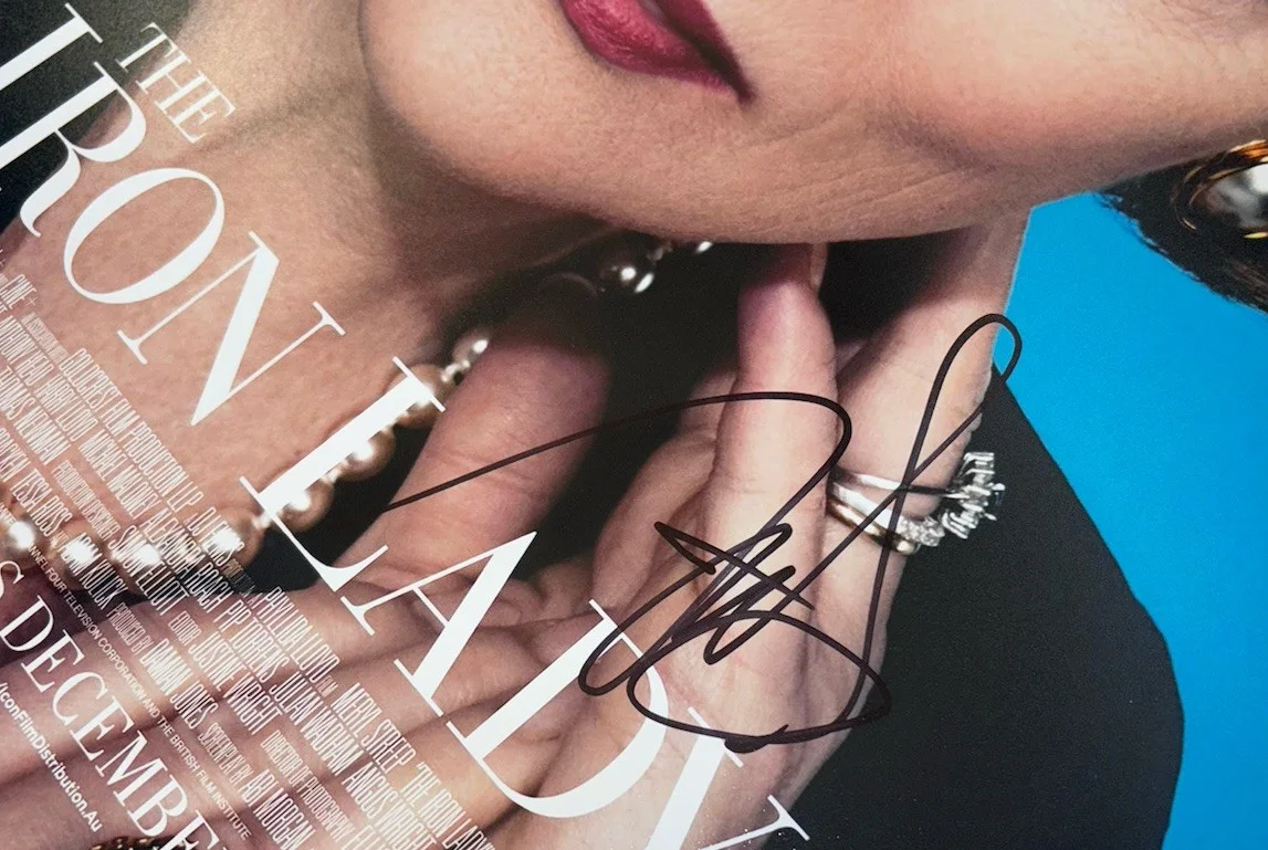 Meryl Streep Signed 12x18 Photo The Iron Lady, изображение 3