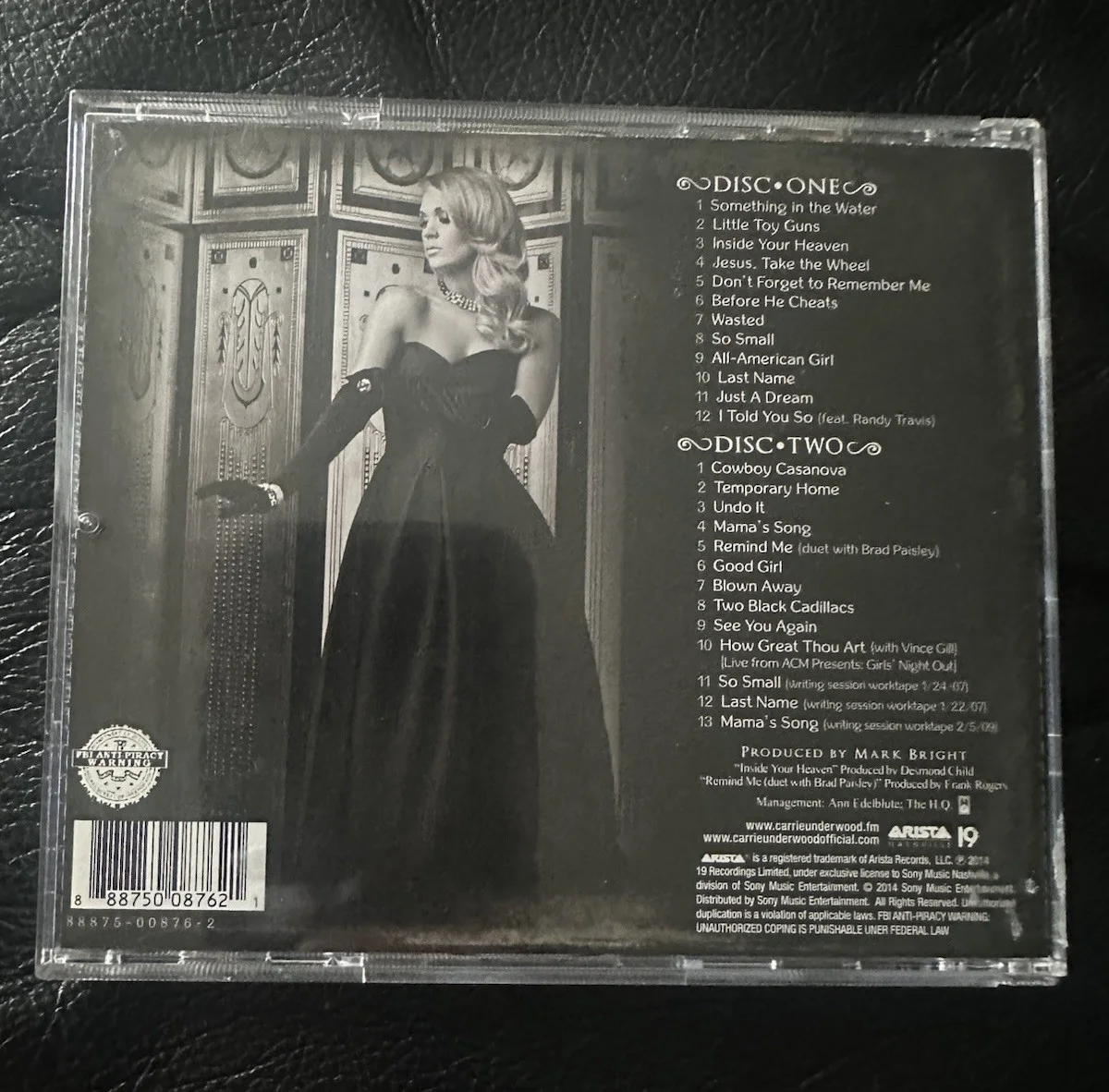 Carrie Underwood Signed Greatest Hits Decade #1 CD BECKETT COA BW30232, image 4