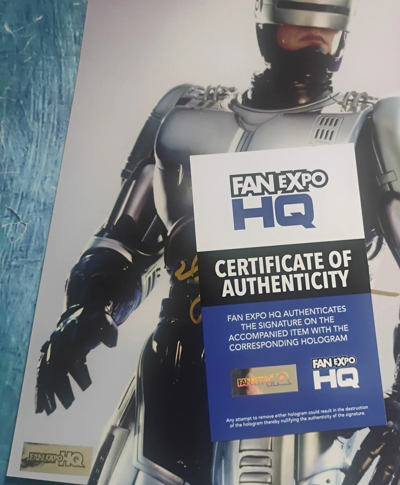 Peter Weller Hand Signed Autograph 8x10 Photo FX COA Robocop NO US TARIFFS, изображение 4