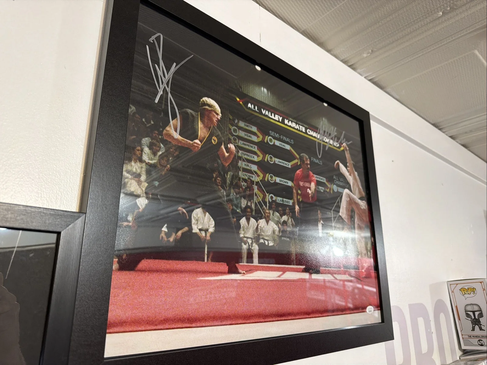 Ralph Macchio & William Zabka — Autographed Karate Kid 16x20 Ralph Macchio and William Zabka JSA Certified