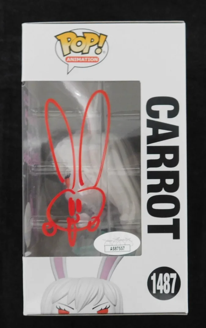 Tia Lynn Ballard — Tia Lynn Ballard Signed One Piece Carrot Funko Pop 1487 - JSA Authentication, изображение 3