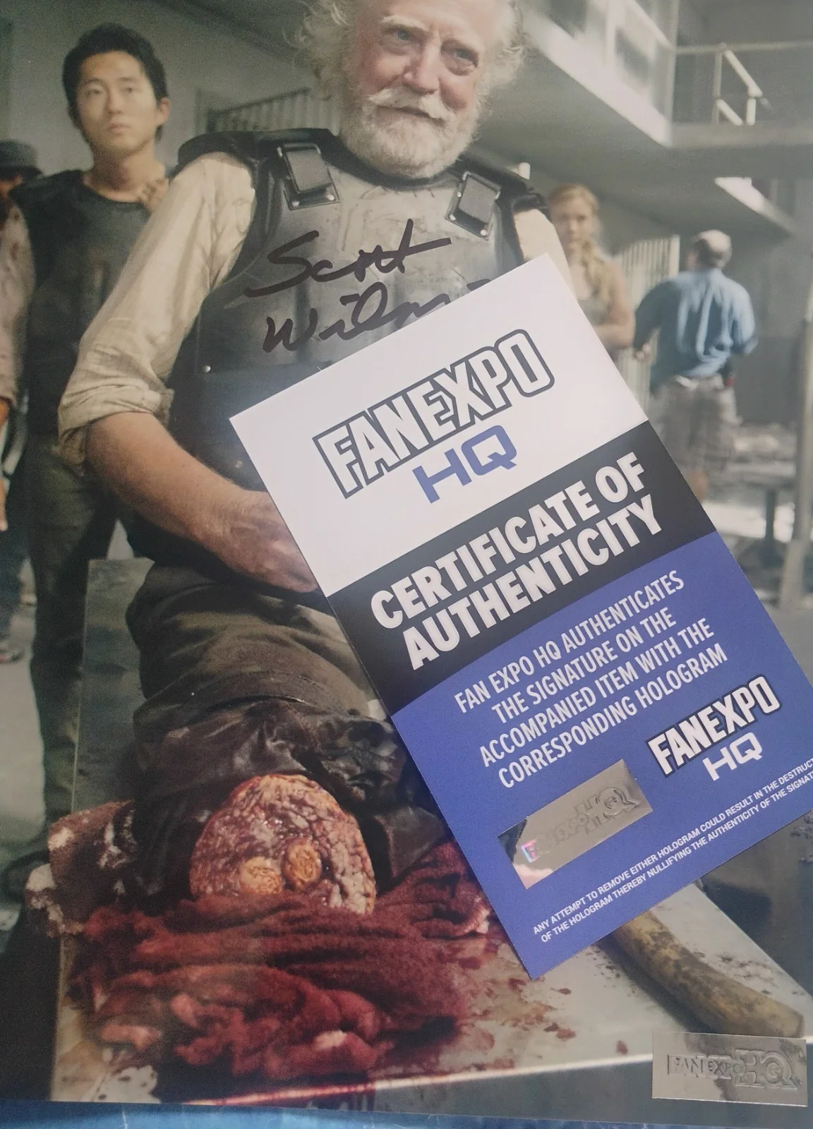 Scott Wilson Hand Signed Autograph 8x10 Photo COA Walking Dead NO US TARIFFS, image 4