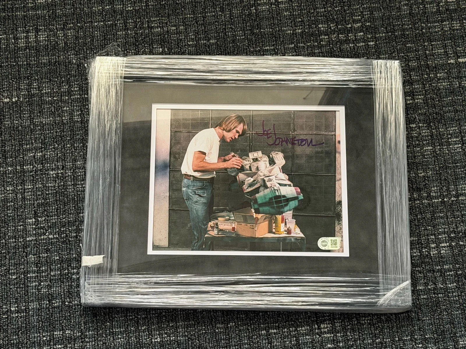 Joe Johnston — Star Wars Joe Johnston Signed Framed 8x10 Photo SWAU Authenticated