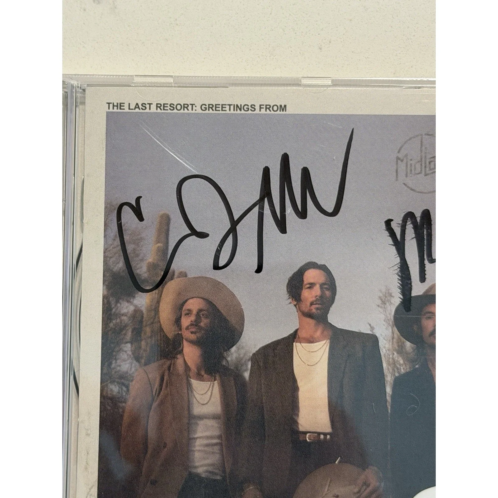 Midland The Last Resort: Greetings From Signed CD Autographed COA #2, image 4