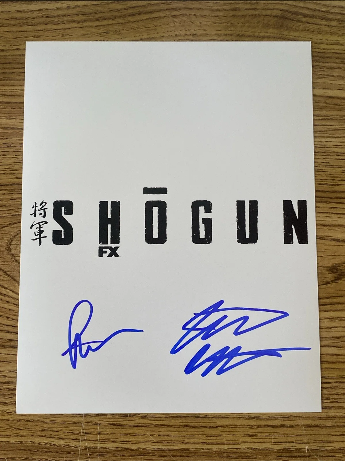 Justin Marks & Rachel Kondo — Justin Marks & Rachel Kondo Autographed 8x10 Photo ‘Shogun’ Creators