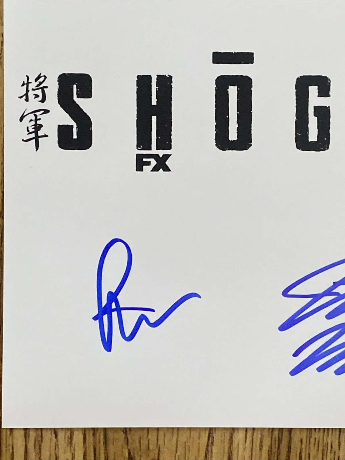 Justin Marks, Rachel Kondo — Justin Marks & Rachel Kondo Autographed 8x10 Photo ‘Shogun’ Creators, image 2