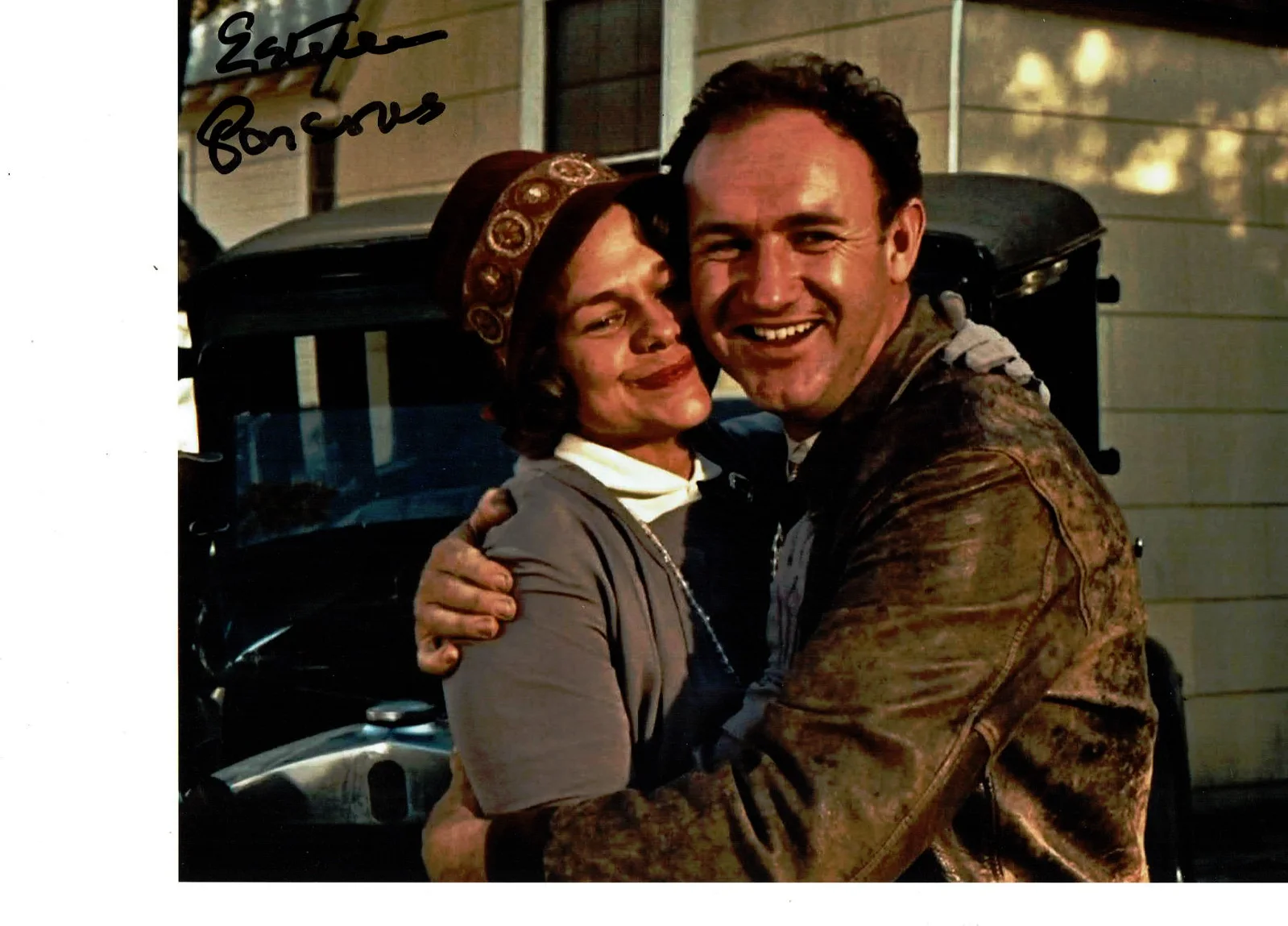 Estelle Parsons — Bonnie & Clyde Estelle Parsons autographed 8x10 color photo with Gene Hackman