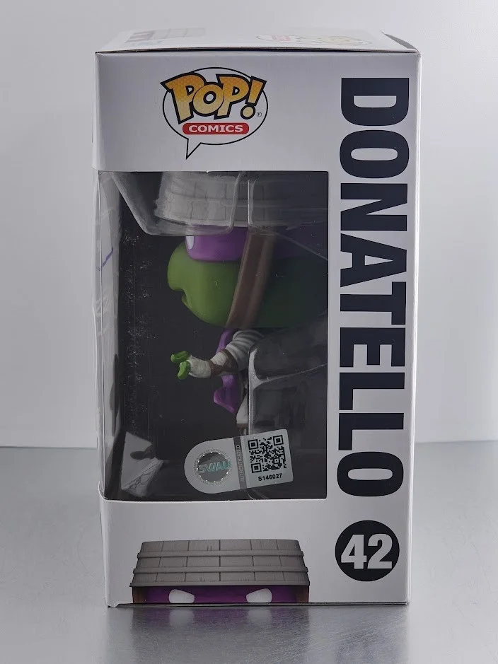 Ben Bishop — Ben Bishop Autographed Signed Sketched Funko Pop #42 Donatello The Last Ronin, изображение 2