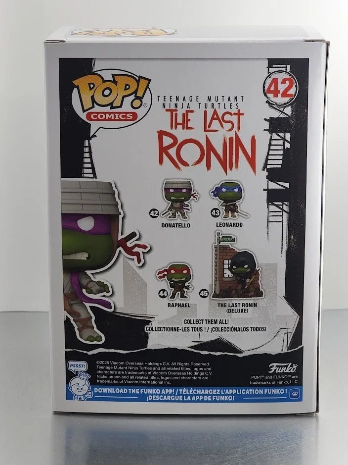 Ben Bishop — Ben Bishop Autographed Signed Sketched Funko Pop #42 Donatello The Last Ronin, изображение 3