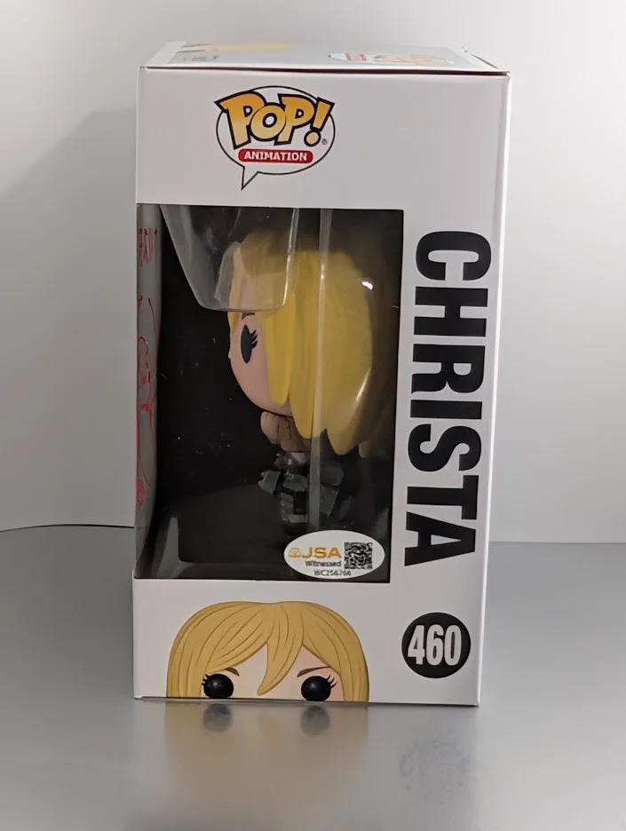 Shiori Mikami — Shiori Mikami JVA Signed Auto Funko Pop #460 Christa Attack on Titan JSA Red, image 2