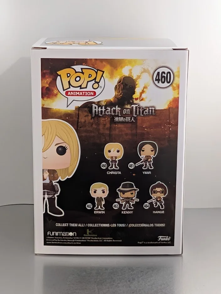 Shiori Mikami — Shiori Mikami JVA Signed Auto Funko Pop #460 Christa Attack on Titan JSA Red, image 3