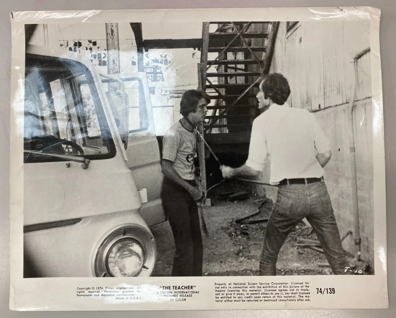THE TEACHER 1974 2 lobby cards 20 x 25 cm movie photos, изображение 2