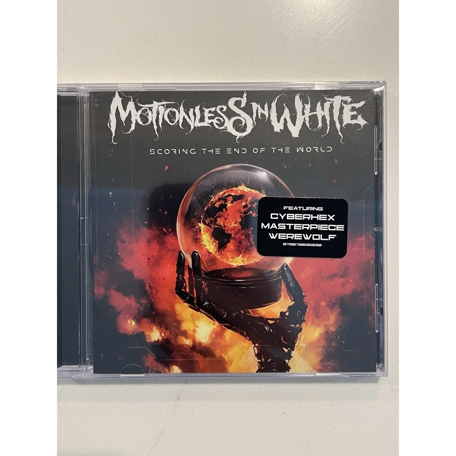Motionless In White SIGNED Scoring The End Of The World CD COA AUTOGRAPHED #7, изображение 2
