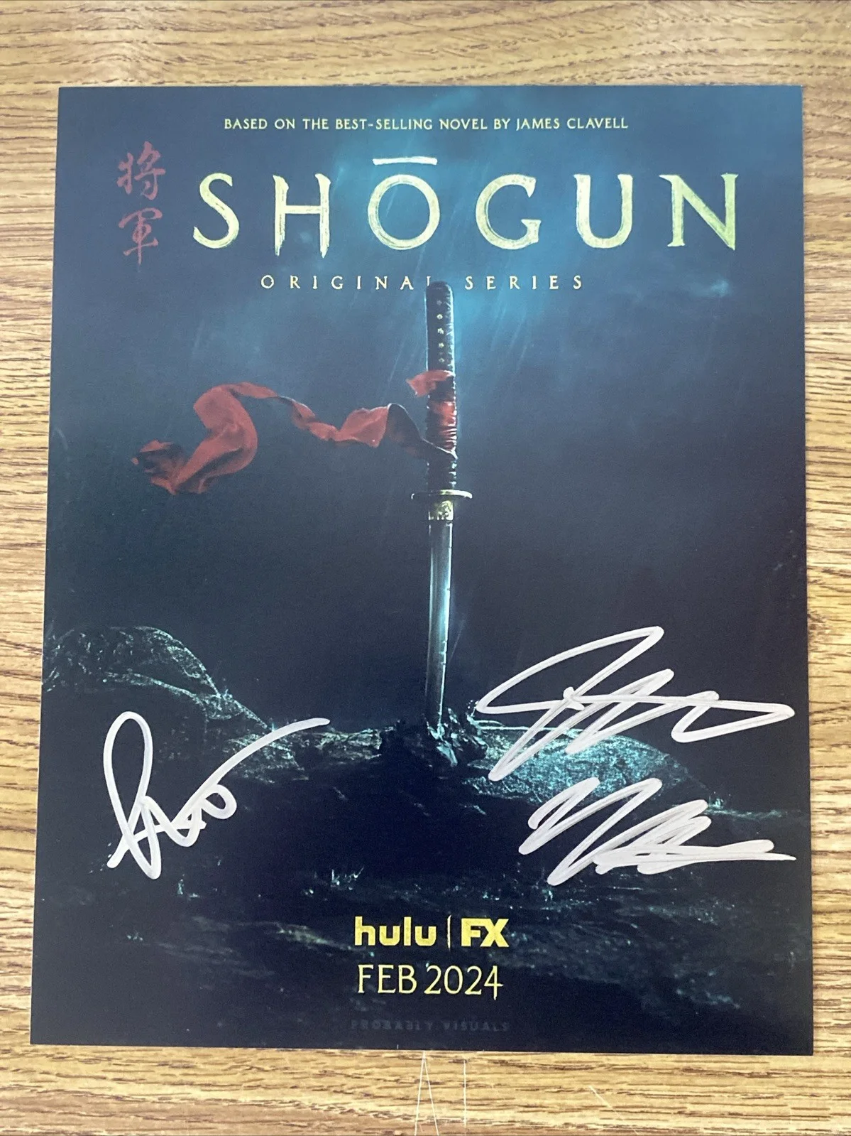 Justin Marks & Rachel Kondo — Justin Marks & Rachel Kondo Autographed 8x10 Photo ‘Shogun’ Creators