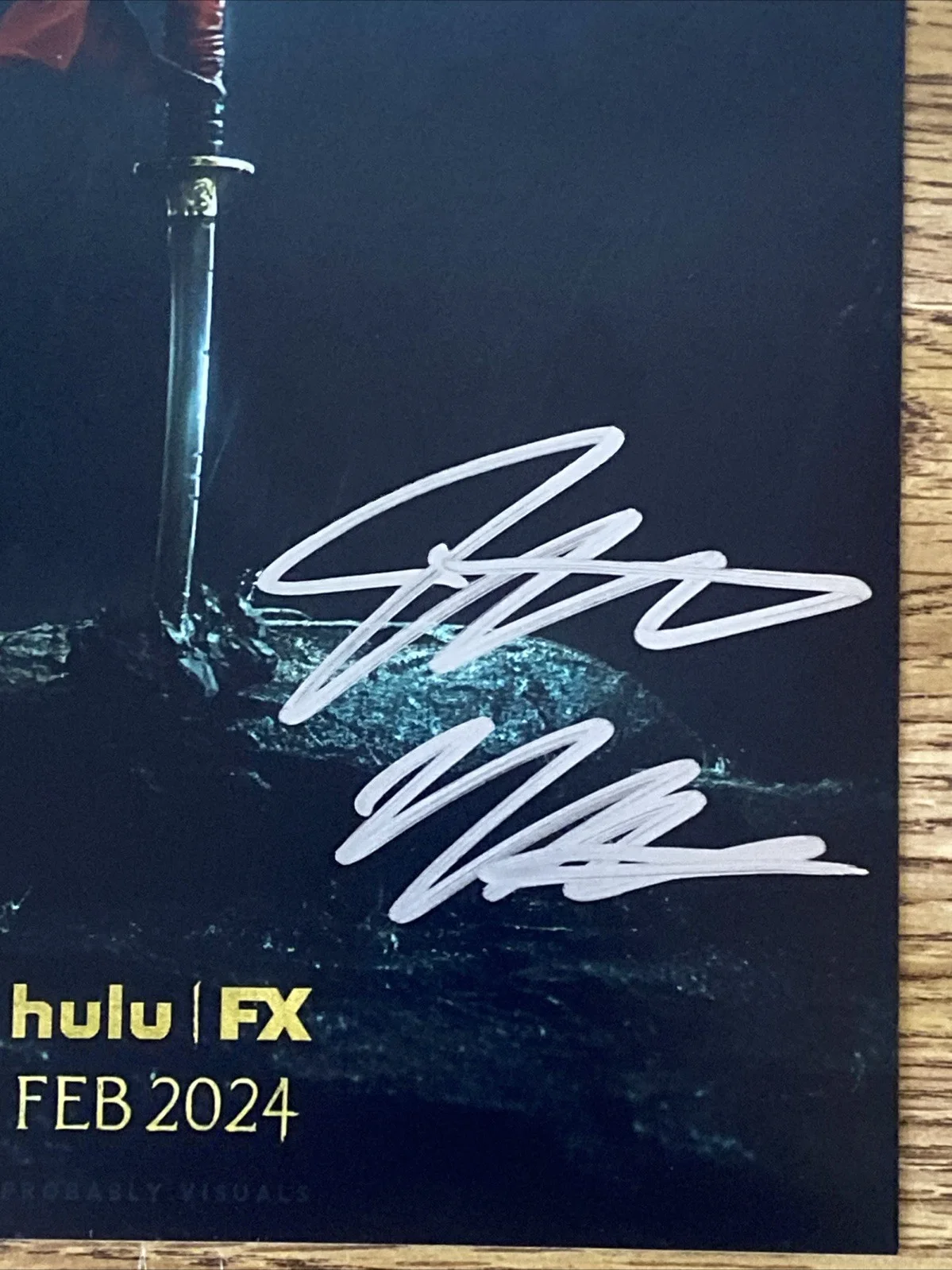 Justin Marks, Rachel Kondo — Justin Marks & Rachel Kondo Autographed 8x10 Photo ‘Shogun’ Creators, image 3