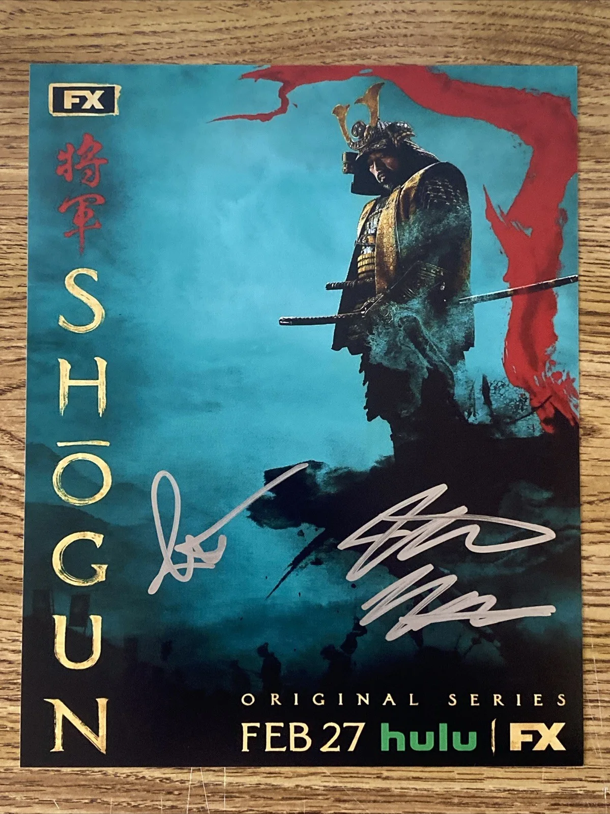 Justin Marks & Rachel Kondo — Justin Marks & Rachel Kondo Autographed 8x10 Photo ‘Shogun’ Creators