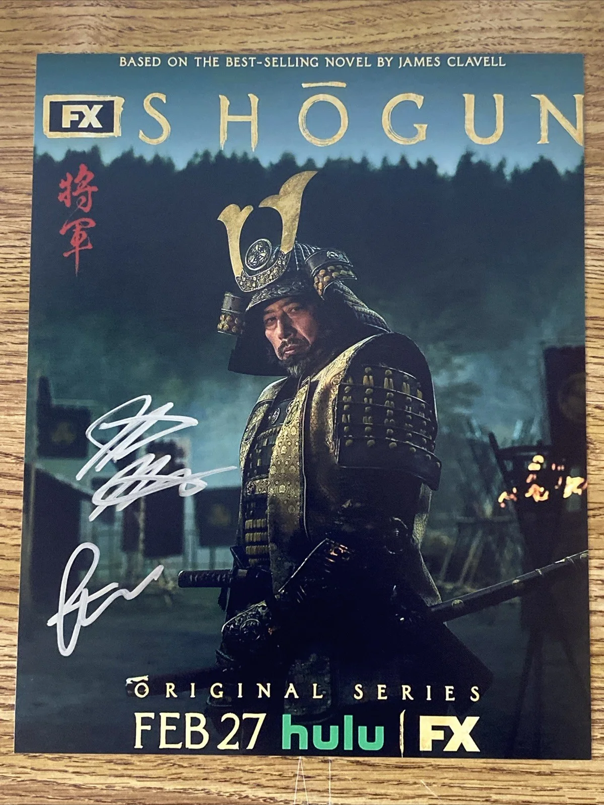 Justin Marks & Rachel Kondo — Justin Marks & Rachel Kondo Autographed 8x10 Photo ‘Shogun’ Creators