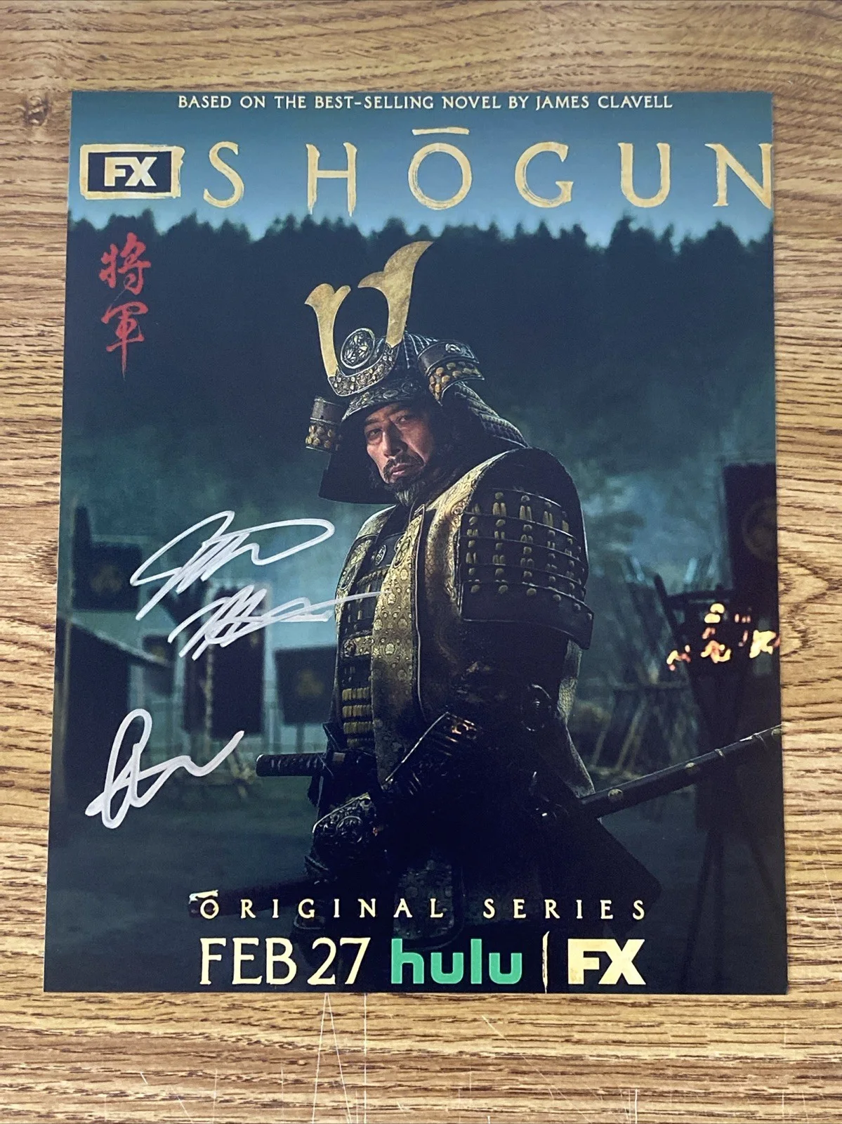 Justin Marks & Rachel Kondo — Justin Marks & Rachel Kondo Autographed 8x10 Photo ‘Shogun’ Creators