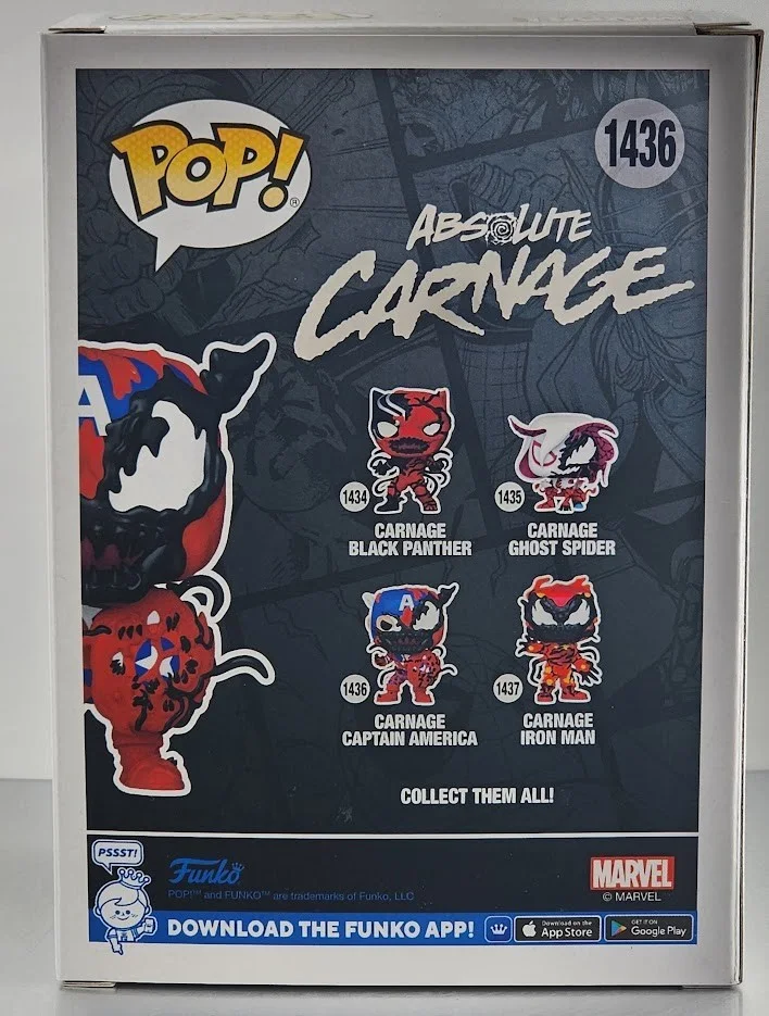 Sam De La Rosa — Sam De La Rosa Autographed Signed Marvel Carnage Captain America Funko Pop #1436, image 3