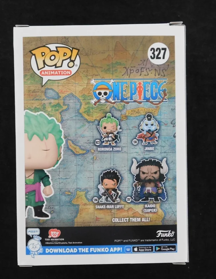 Christopher Sabat — Christopher Sabat Signed Roronoa Zero Funko Pop 327 - JSA Authentication, image 4