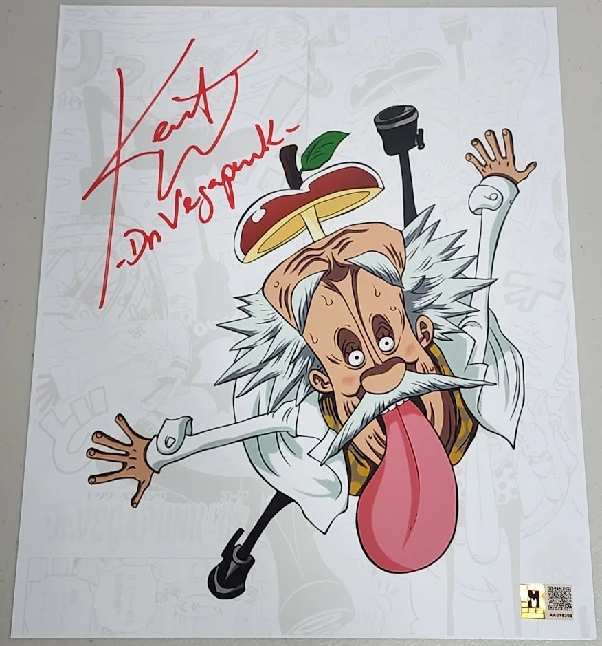 Kent Williams — Kent Williams Autographed Signed 8x10 Photo Dr. Vegapunk One Piece