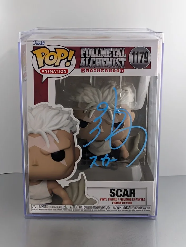 Ryotaro Okiayu — Ryotaro Okiayu JVA Signed Autographed Funko Pop #1179 SCAR Fullmetal Alchemist, изображение 5