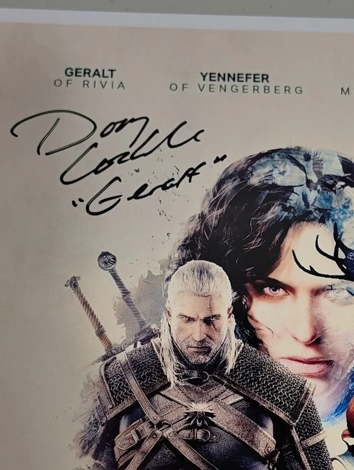 Doug Cockle — Doug Cockle Signed Autographed 11x17 Photo The Witcher Wild Hunt JSA, изображение 2