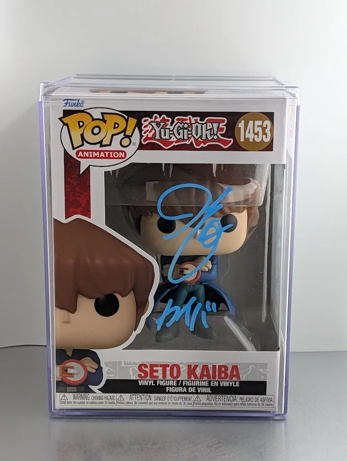 Hikaru Midorikawa — Hikaru Midorikawa JVA Signed Autographed Funko Pop #1453 Seto Kaiba Yu-Gi-Oh JSA, изображение 5