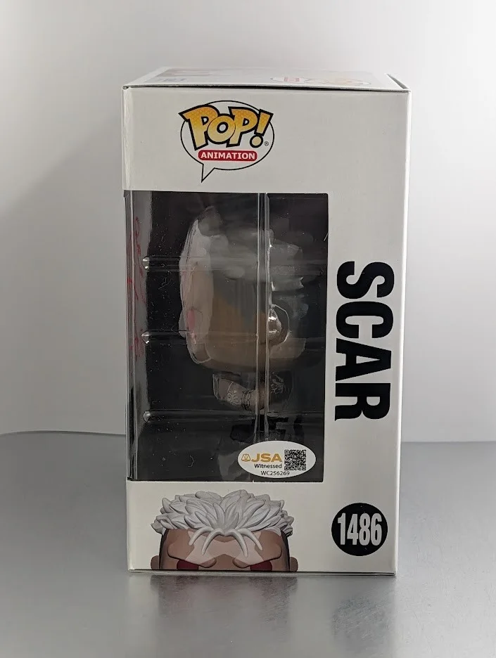 Ryotaro Okiayu — Ryotaro Okiayu JVA Signed Autographed Funko Pop #1486 SCAR Fullmetal Alchemist, изображение 2