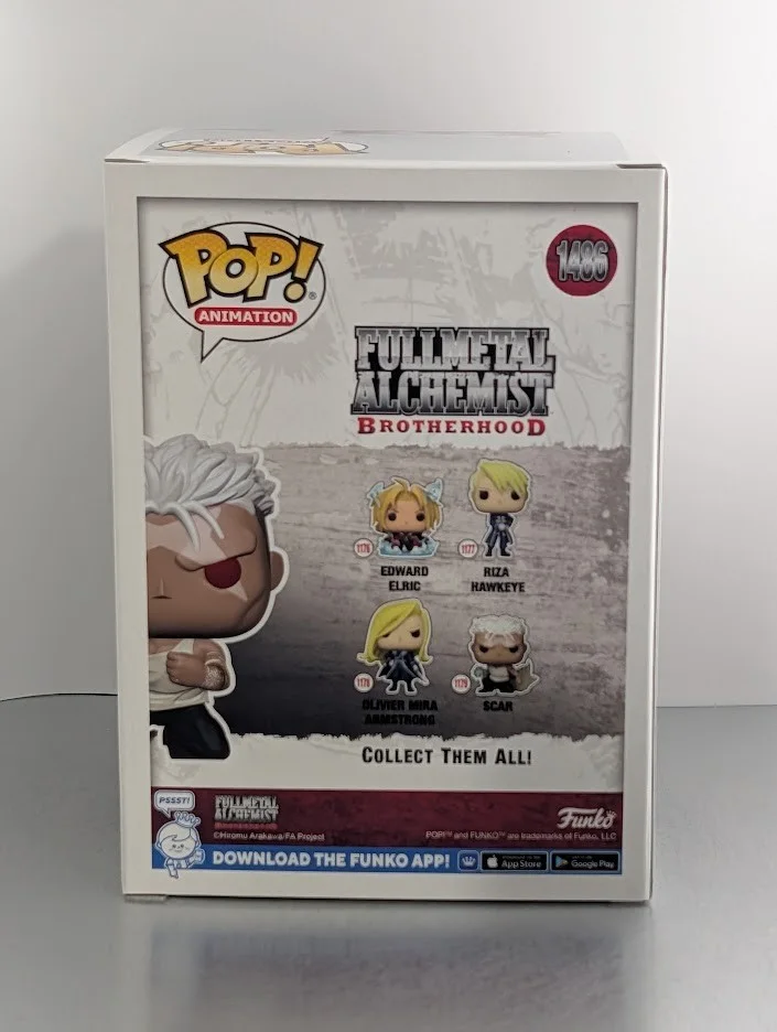 Ryotaro Okiayu — Ryotaro Okiayu JVA Signed Autographed Funko Pop #1486 SCAR Fullmetal Alchemist, изображение 3