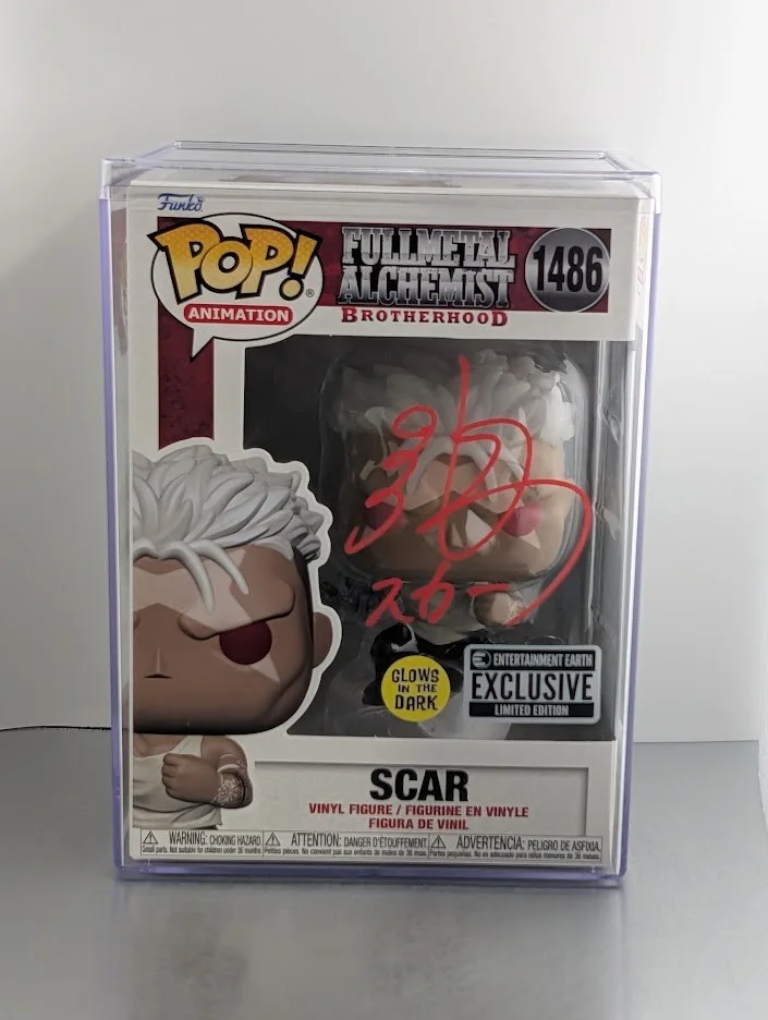 Ryotaro Okiayu — Ryotaro Okiayu JVA Signed Autographed Funko Pop #1486 SCAR Fullmetal Alchemist, изображение 5