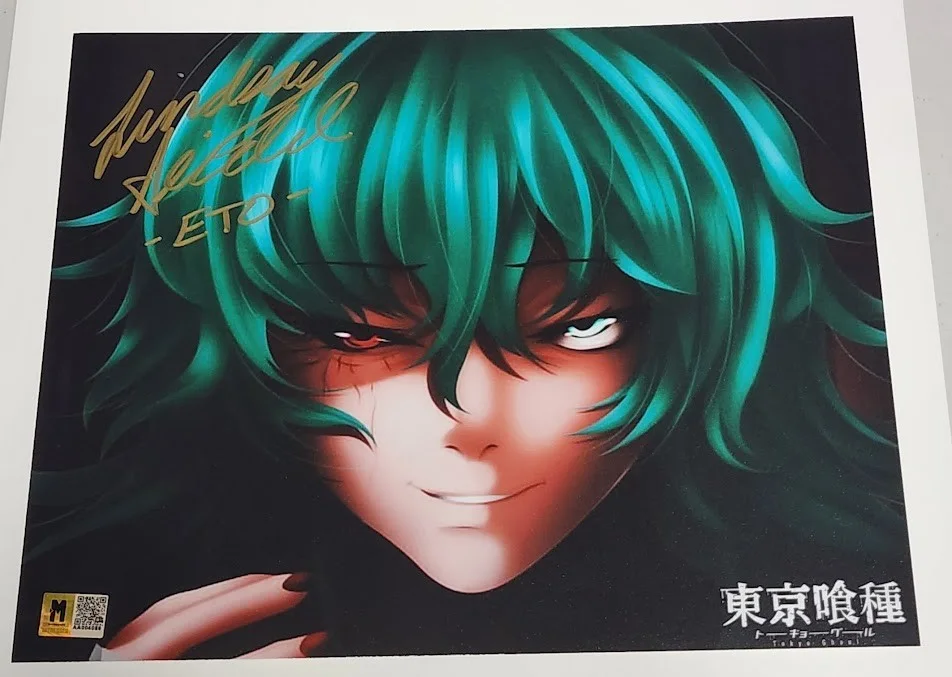 Lindsay Seidel — Lindsay Seidel "ETO" Autographed Signed 8x10 Photo Eto Tokyo Ghoul