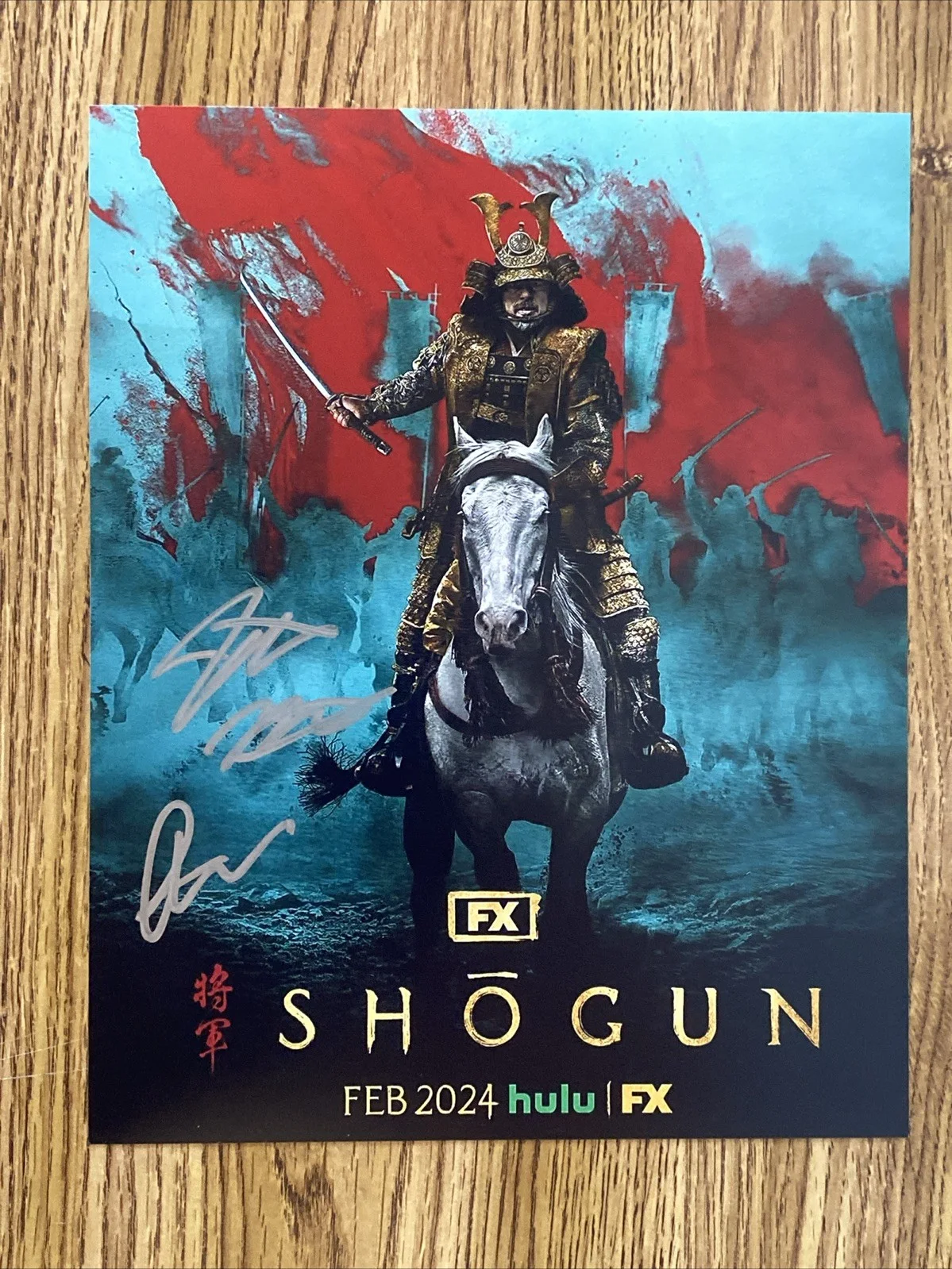 Justin Marks & Rachel Kondo — Justin Marks & Rachel Kondo Autographed 8x10 Photo ‘Shogun’ Creators