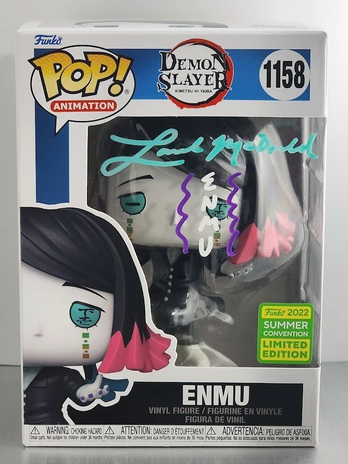 Landon McDonald — Landon McDonald Signed Autographed Funko Pop #1158 ENMU Demon Slayer