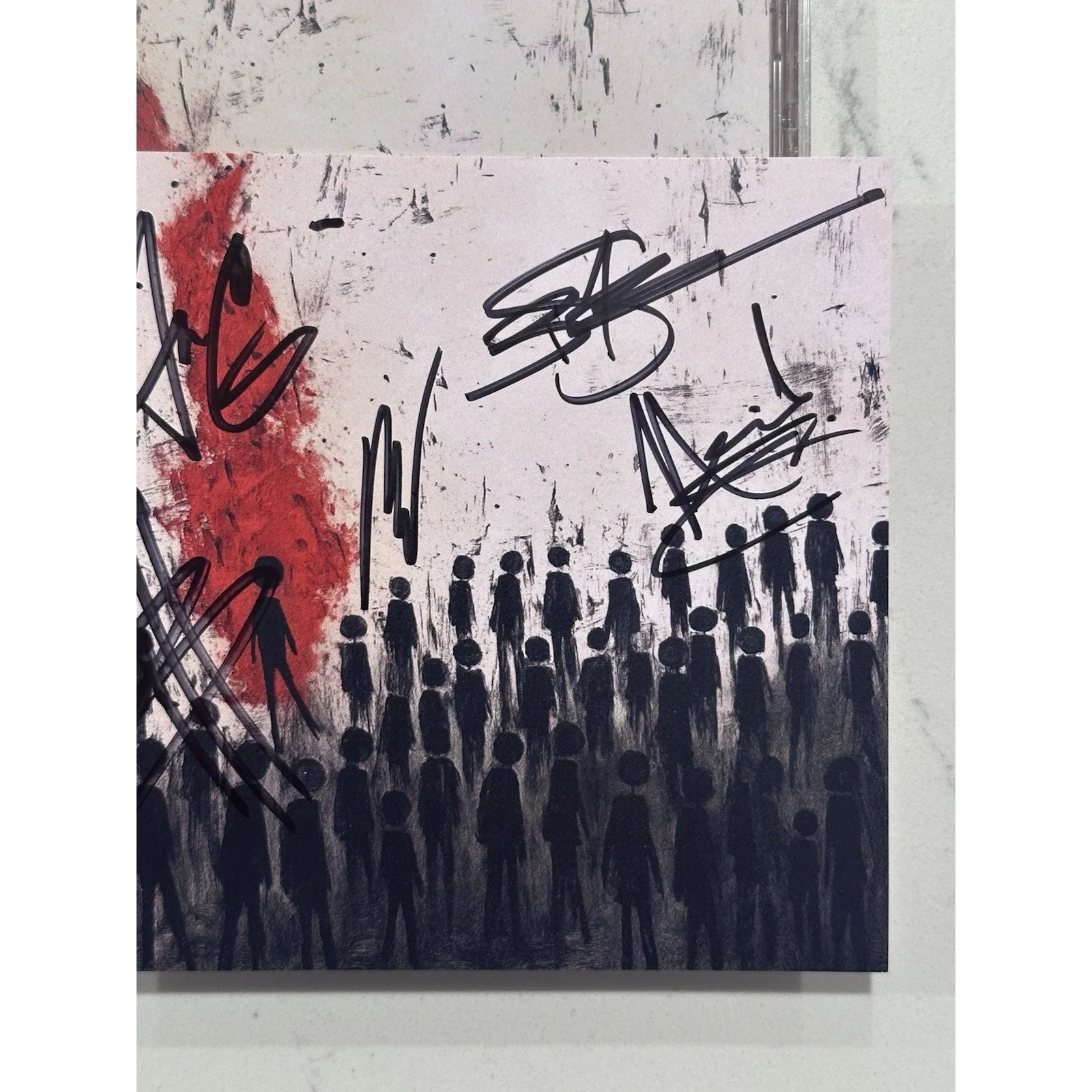 Three Days Grace SIGNED Alienation CD AUTOGRAPHED #1, image 4