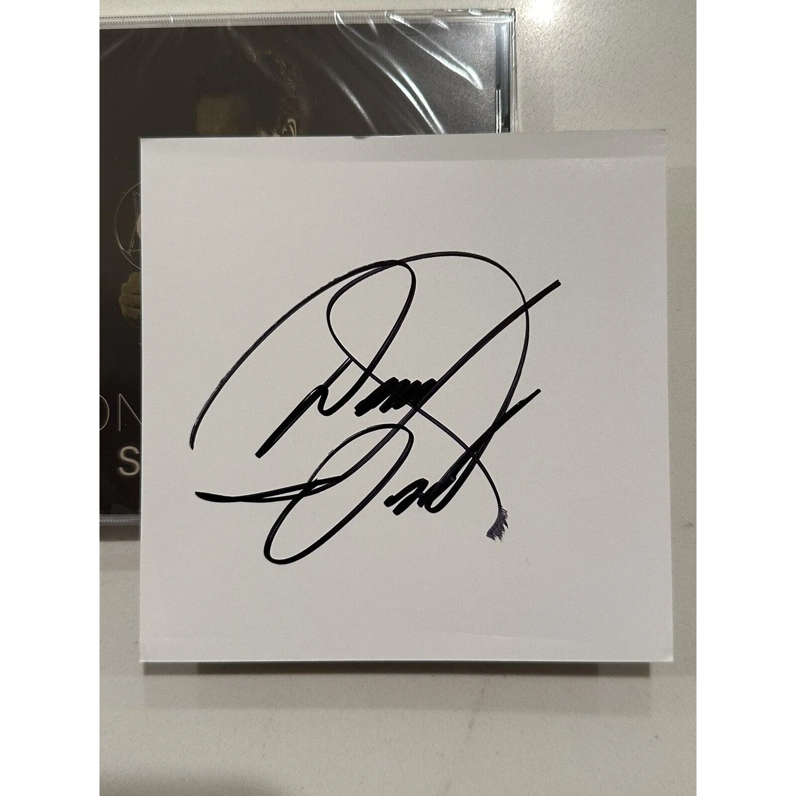 DONNY OSMOND SIGNED START AGAIN CD +SIGNED INSERT CARD AUTOGRAPHED, image 2