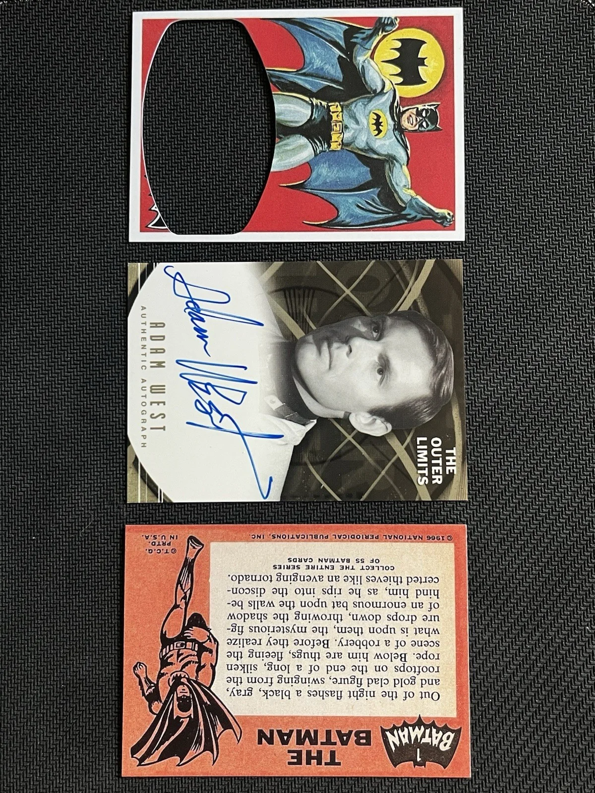 Adam West — Adam West Signed Custom 1/1 Batman Art Card Display - Rittenhouse Autograph, изображение 3
