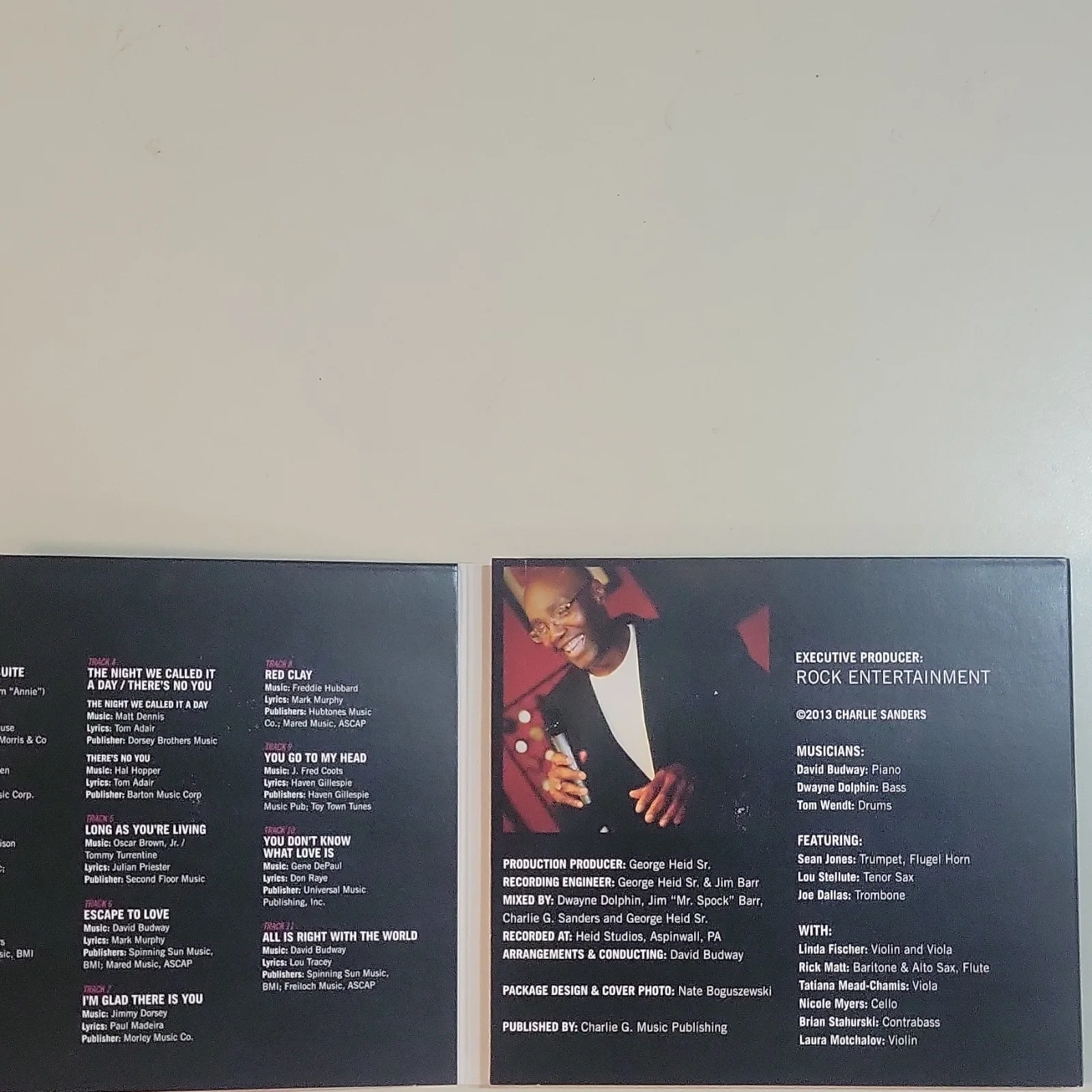 Escape To Love Charlie G. Sanders Signed CD with Booklet And Cd autographed, image 4