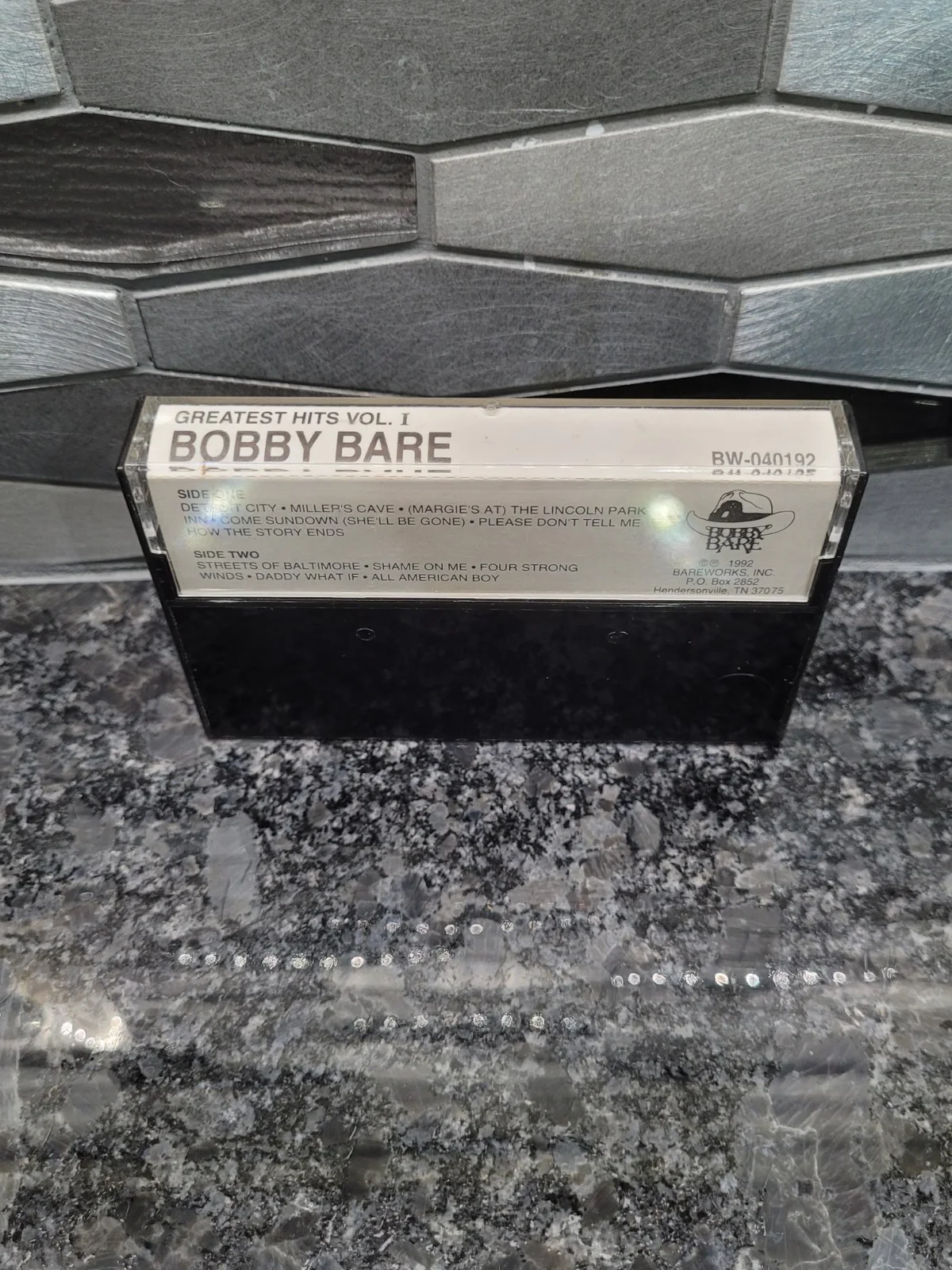 Bobby Bare Signed Greatest Hits Volume I Cassette Tape, image 2