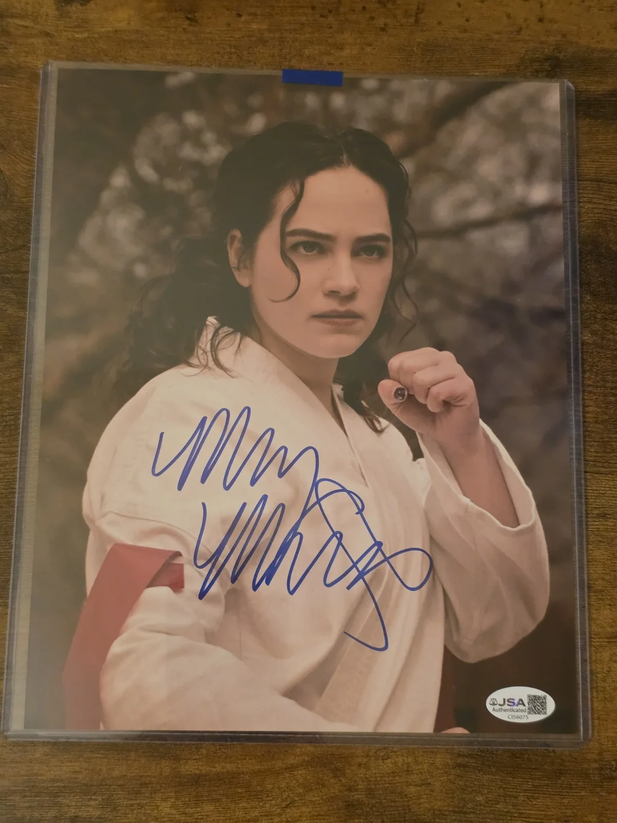 MARY MOUSER — MARY MOUSER Signed 8x10 Photo Autograph COBRA KAI Samantha Laruso JSA COA