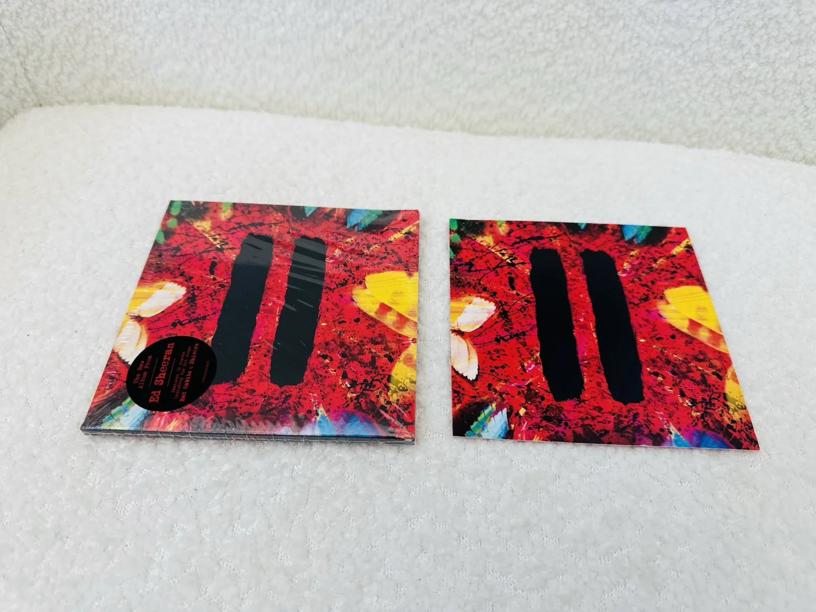 New Ed Sheeran Equals Signed Autographed Card Insert with New Disc CD Sealed, image 2