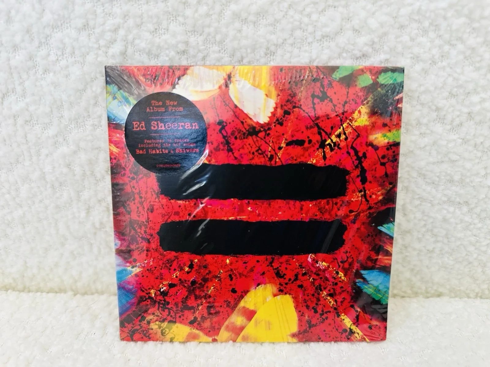 New Ed Sheeran Equals Signed Autographed Card Insert with New Disc CD Sealed, image 3