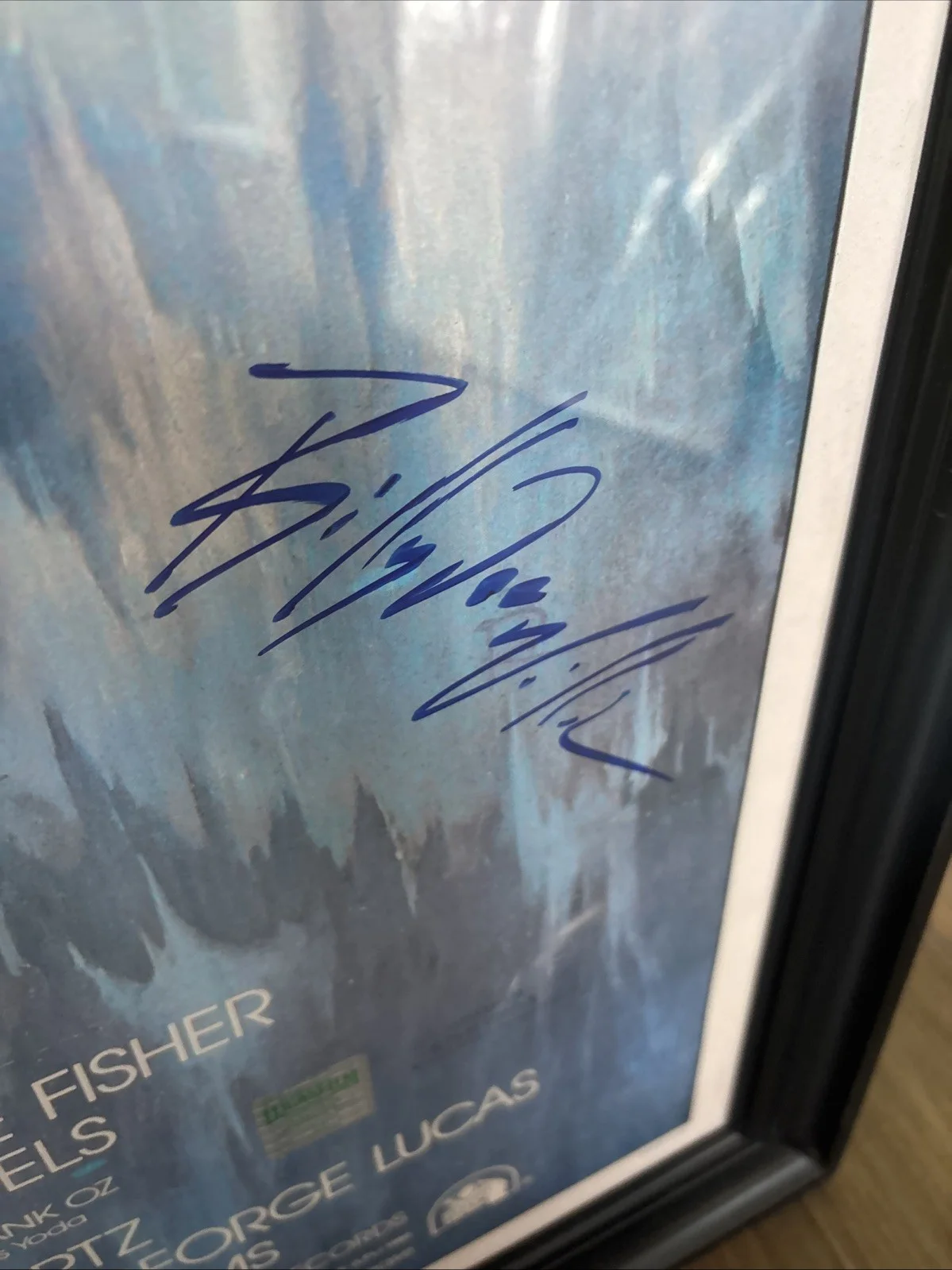 Empire Strikes Back Star Wars Cast Signed Poster By 11 Ford,Fisher,Hamill,jones, изображение 4