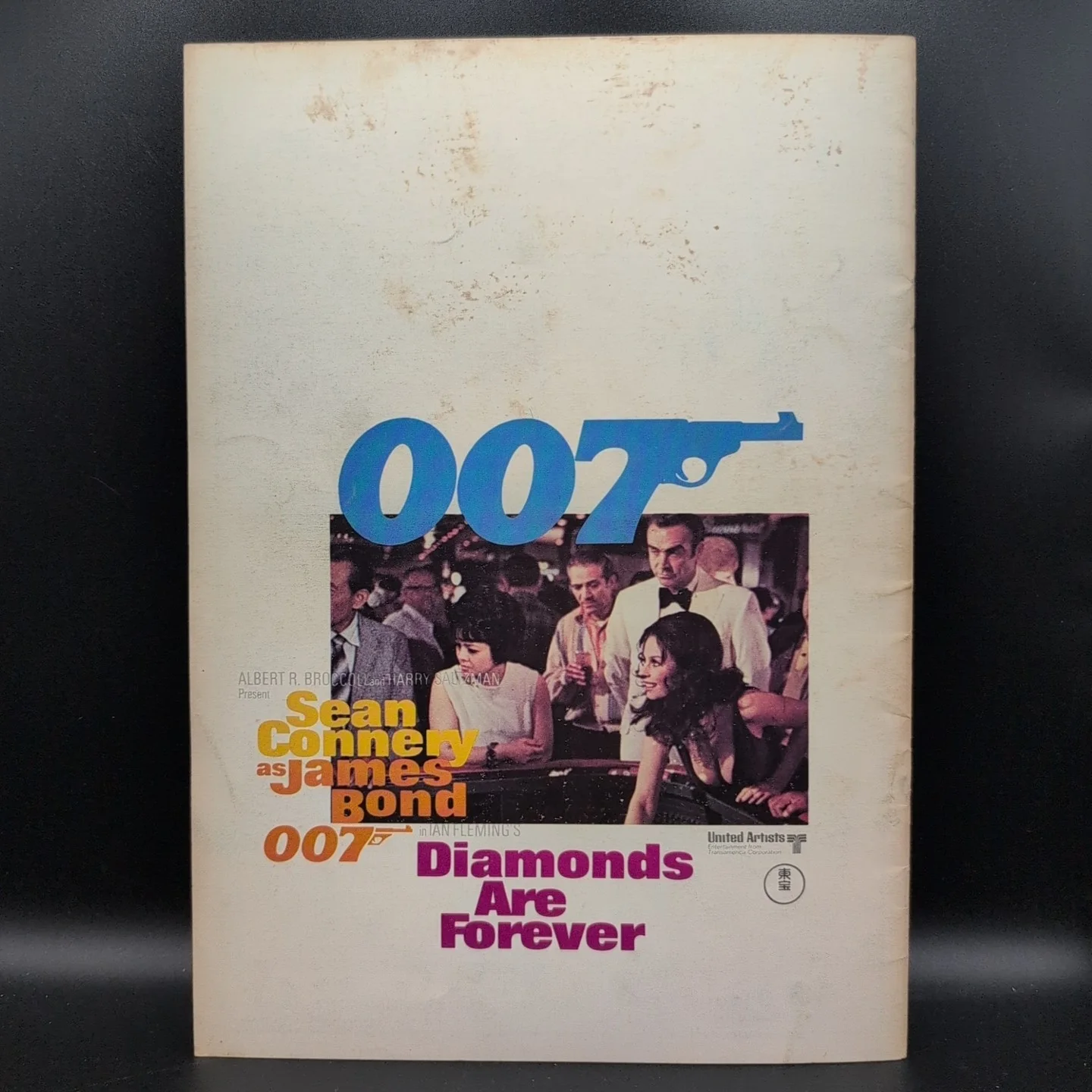 James Bond Diamonds Are Forever Japanese Film Programme 007 Japan, изображение 2