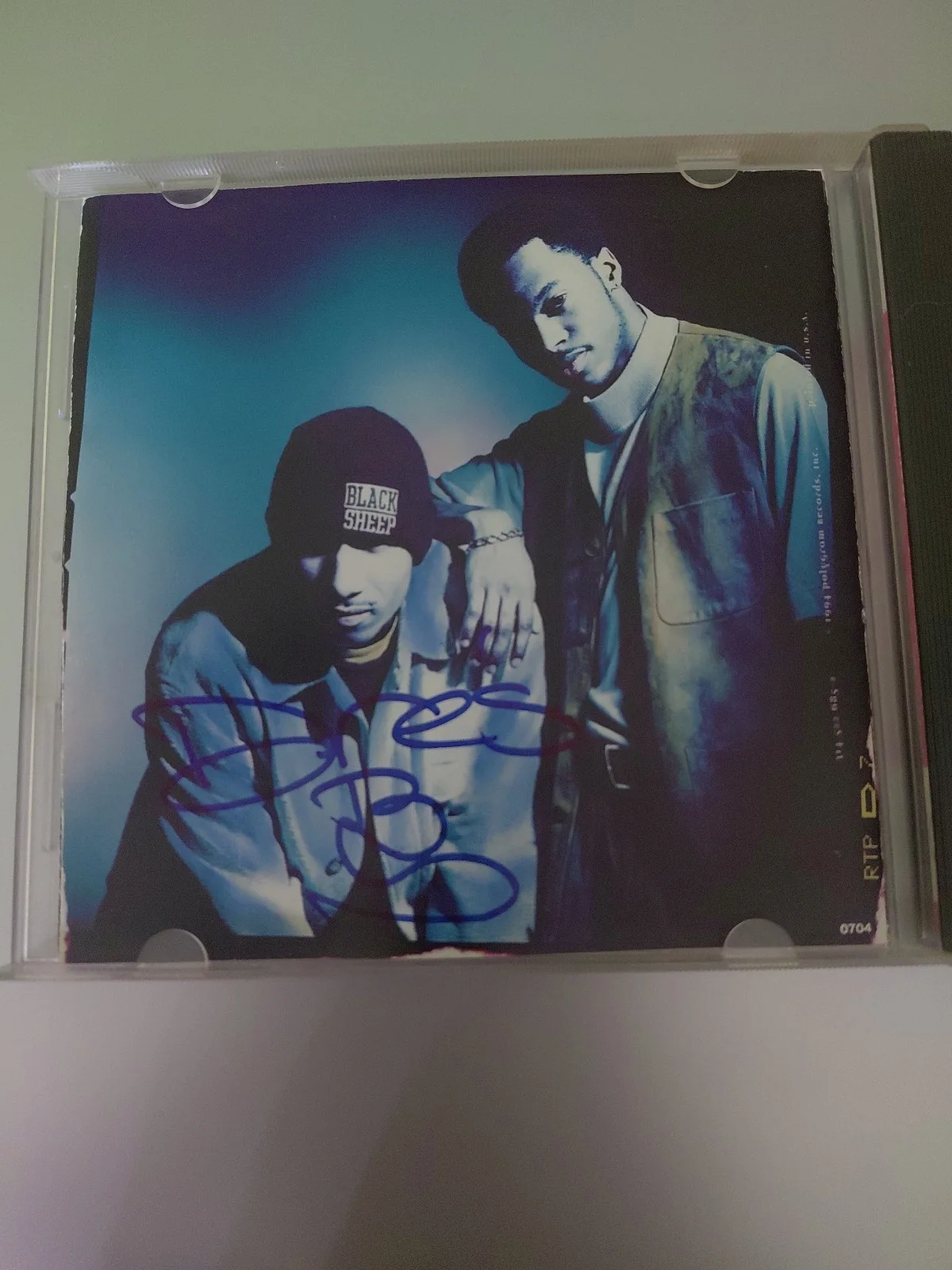 Dres From Black Sheep Autograph CD Non-Fiction 1994 Signed Booklet - Rare no COA, изображение 2
