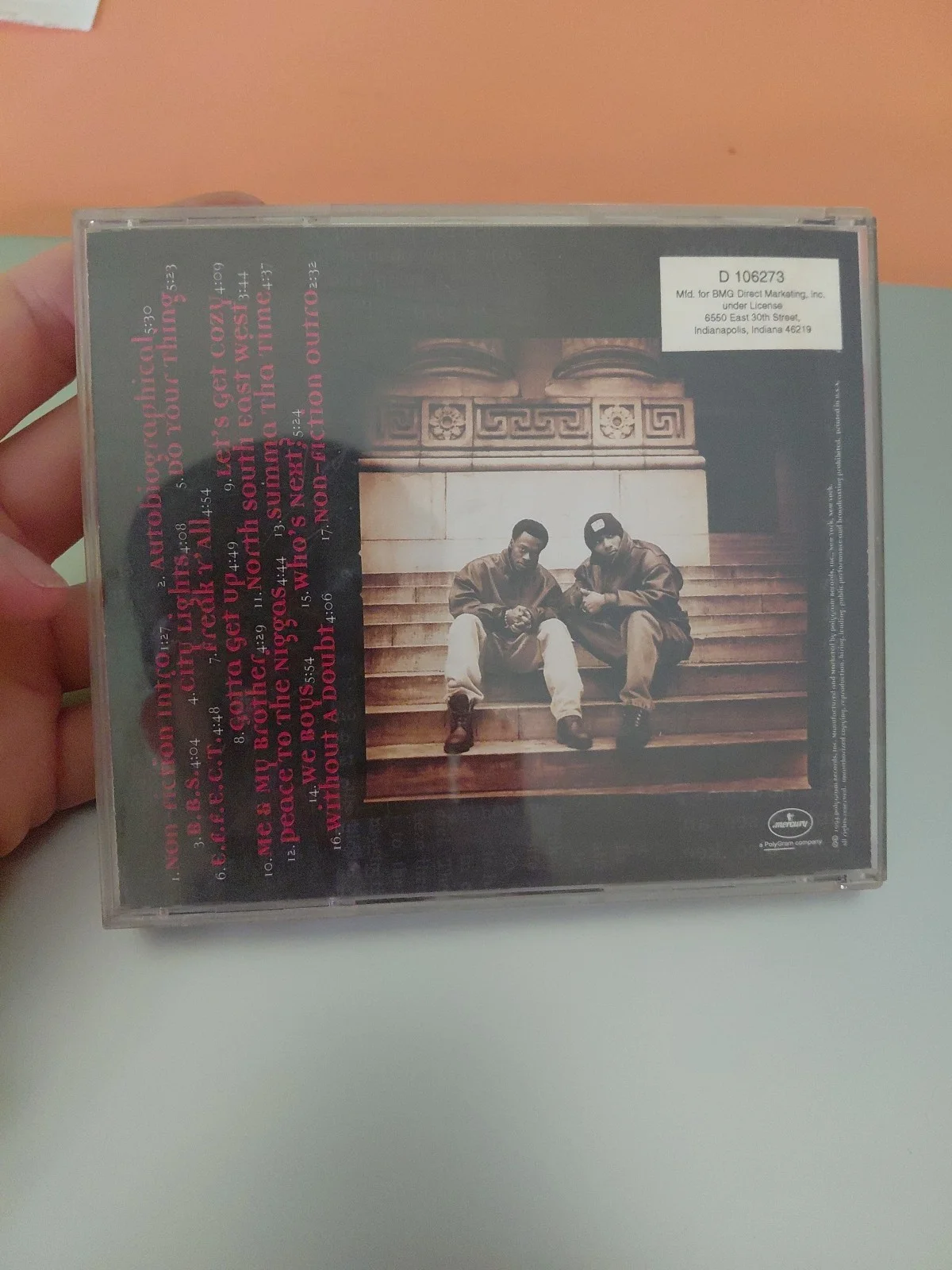 Dres From Black Sheep Autograph CD Non-Fiction 1994 Signed Booklet - Rare no COA, изображение 5
