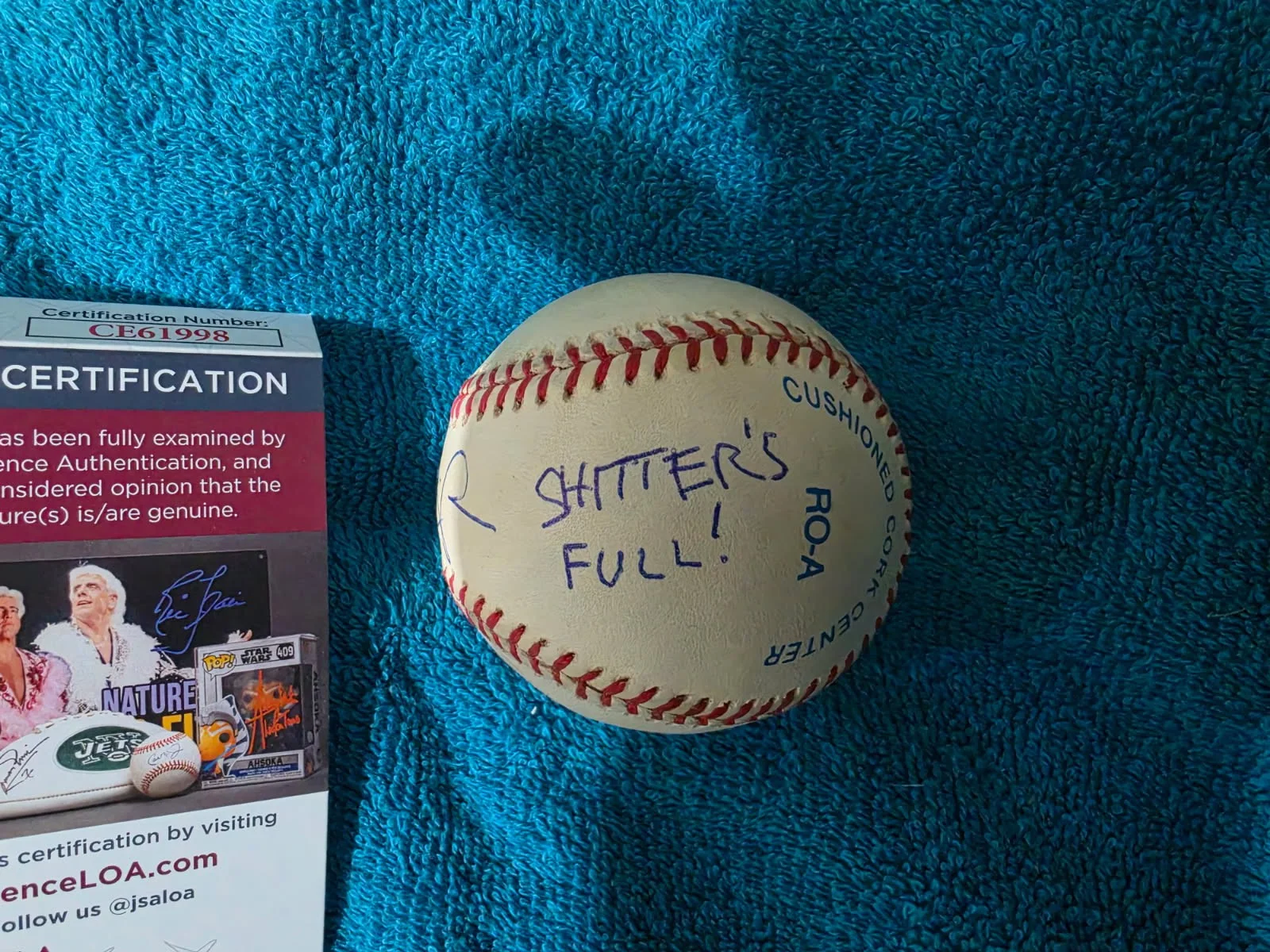 Randy Quaid — Christmas Vacation Randy Quaid Signed American League Baseball JSA Certified, image 2