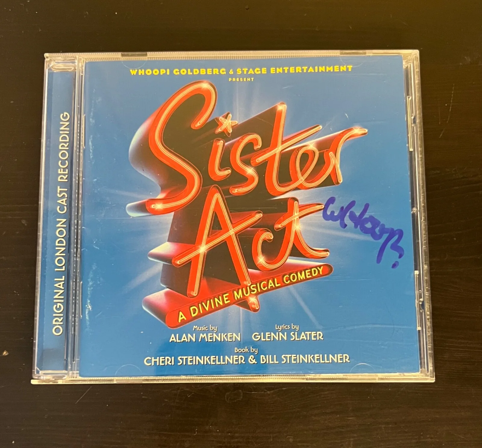 Whoopi Goldberg — Whoopi Goldberg Signed Autographed Sister Act (Musical - Original London Cast)