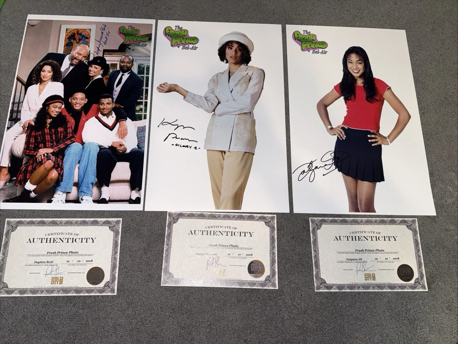 Fresh Prince of Bel Air AUTOGRAPH SIGNED Lot of 3 11x17 Posters Karyn Parsons +, изображение 2