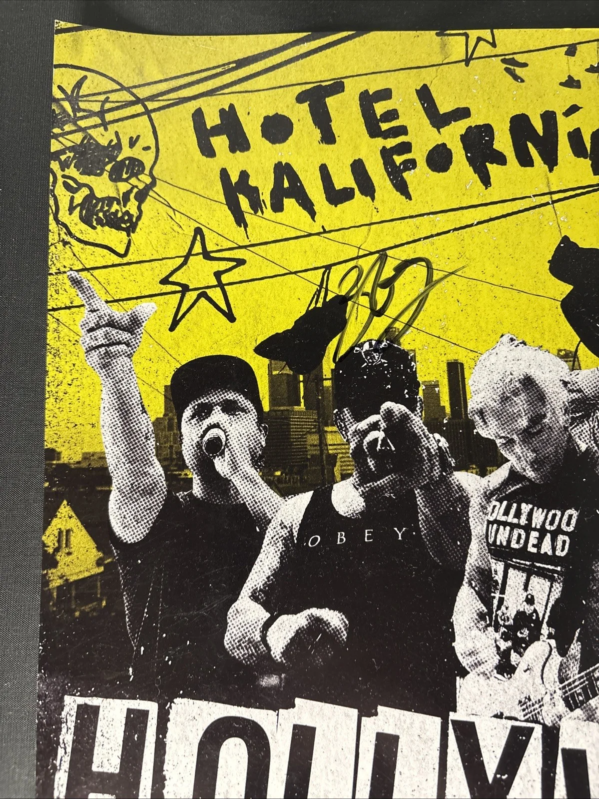 Hollywood Undead Hotel Kalifornia Tour Poster 11x 17 Autographed, изображение 2